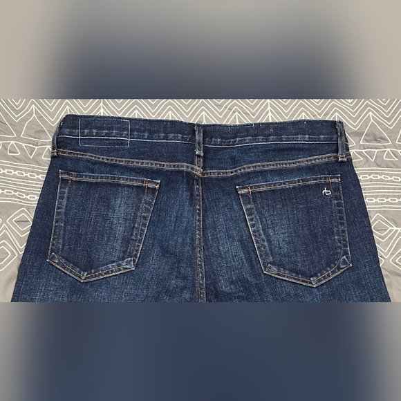 Rag & Bone Mens Fit 2 Slim Jeans Size 36x32 - Picture 4 of 7